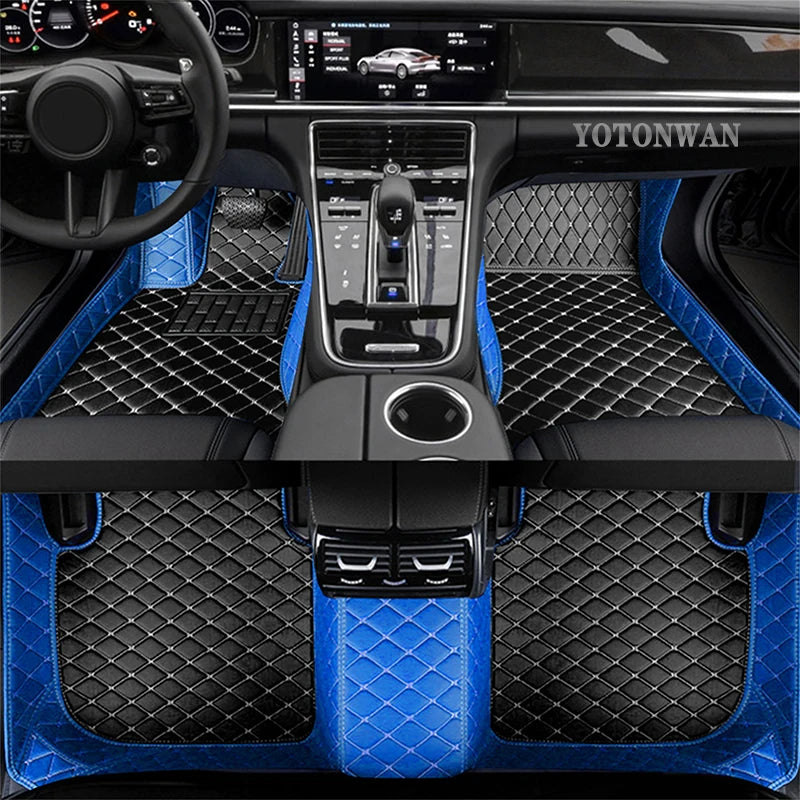 Car Mats For SEAT Cupra Ateca KH7 2016~2022 Auto Floor Rugs Protective Pad Carpets Leather Mat Interior Parts Car Accessories