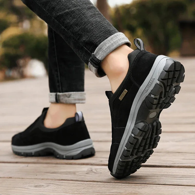 Sports Shoes for Men Fashionable and Sporty The Best Lightweight Walking Shoes Black Comfortable Flat Shoes for Lazy People 46
