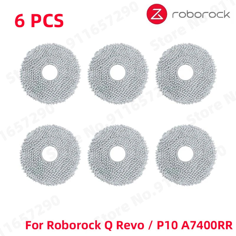 Roborock Q Revo / P10 A7400RR Spare Parts Main Side Brush Hepa Filter Mop Cloths Dust Bag Robot Vacuums Cleaner Accessories