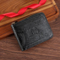 Men Wallet with Zipper 100 US Dollar Pattern Card Holder Coin Pocket Purse Cartera Hombre Carteras
