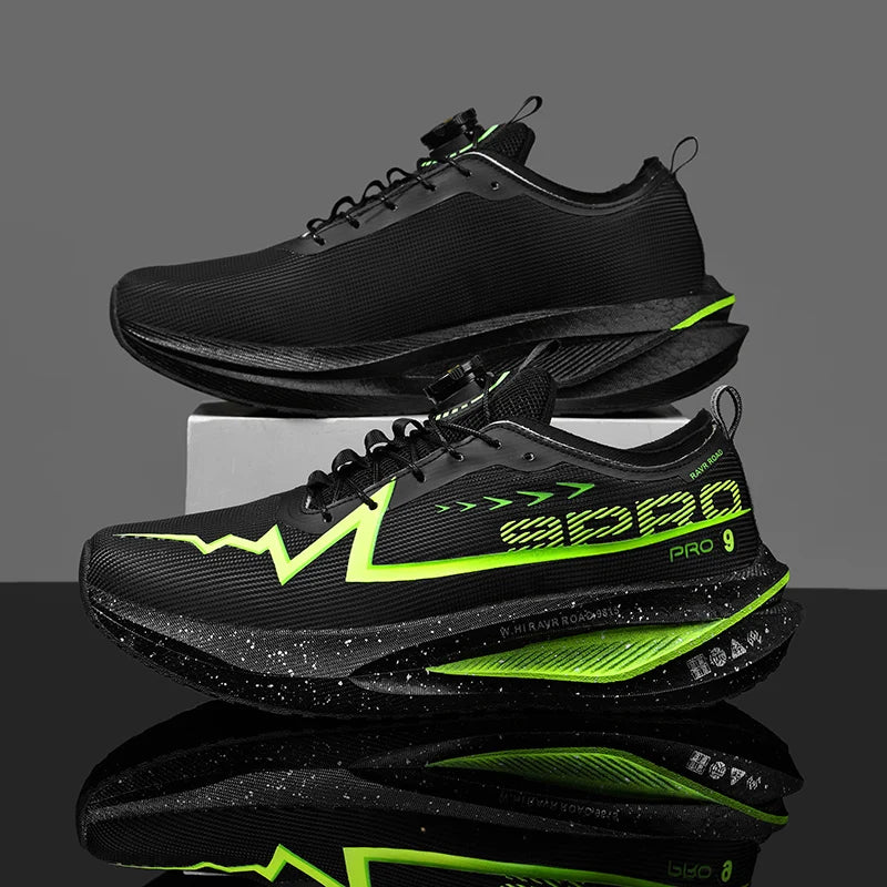 New Men's Running Shoes Breathable Outdoor Road Wear-Resistant Sport Sneakers Light Athletic Jogging Walking Shoes Fitness Shoes