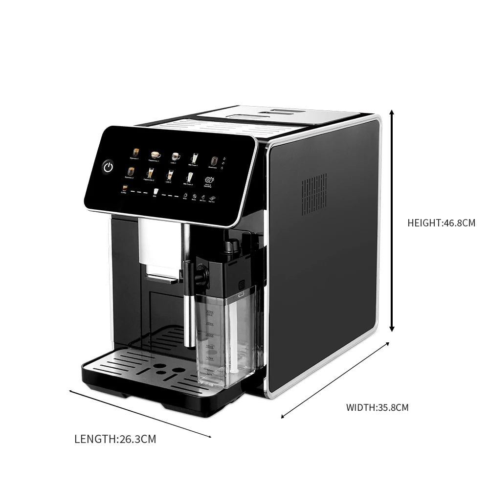 Full Automatic Bean to Cup Cafetera Maquinas De Cafe Smart Coffee Makers Coffee Making Machine Portable Espresso Coffee Machine