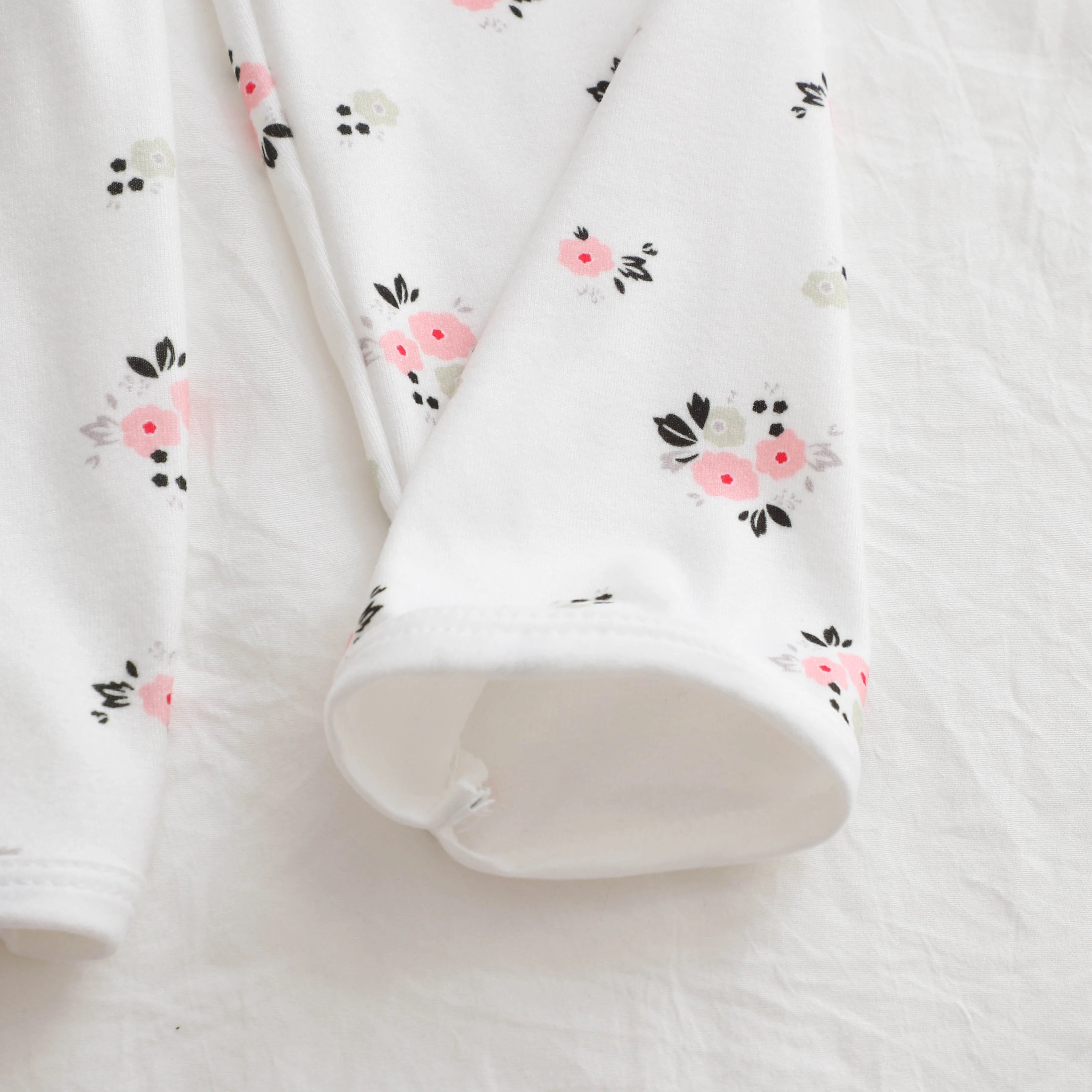 De Rong Thermal Autumn Clothing Set for Girls, Floral Loungewear, Long-Sleeved Top and Long Pants Set, Pajamas, New Spring and Autumn Two-Piece Trendy Set