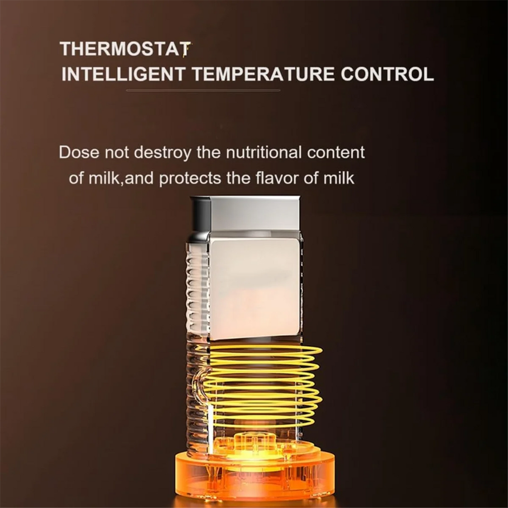 Retail Milk Frother,Electric Milk Frother,Fully Automatic Milk Frother,Automatic Milk Frother for Hot & Cold Froth EU Plug