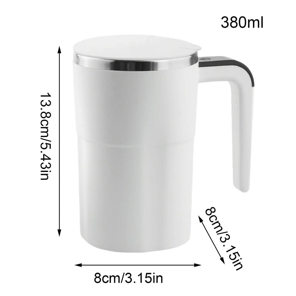 Automatic Mixing Coffee Cup Electric Rechargeable Mixer Self Stirrer Coffee Mug for Milk Cocoa Hot Chocolate Drinks Beverages