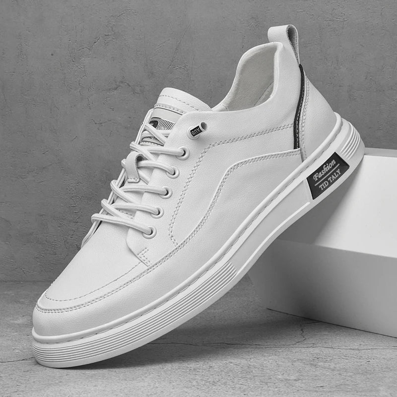 Genuine Leather Men Casual Shoes Comfortable Men's Skateboard Footwear All-match Leisure Walk Sneakers Tenis Masculino Trainers