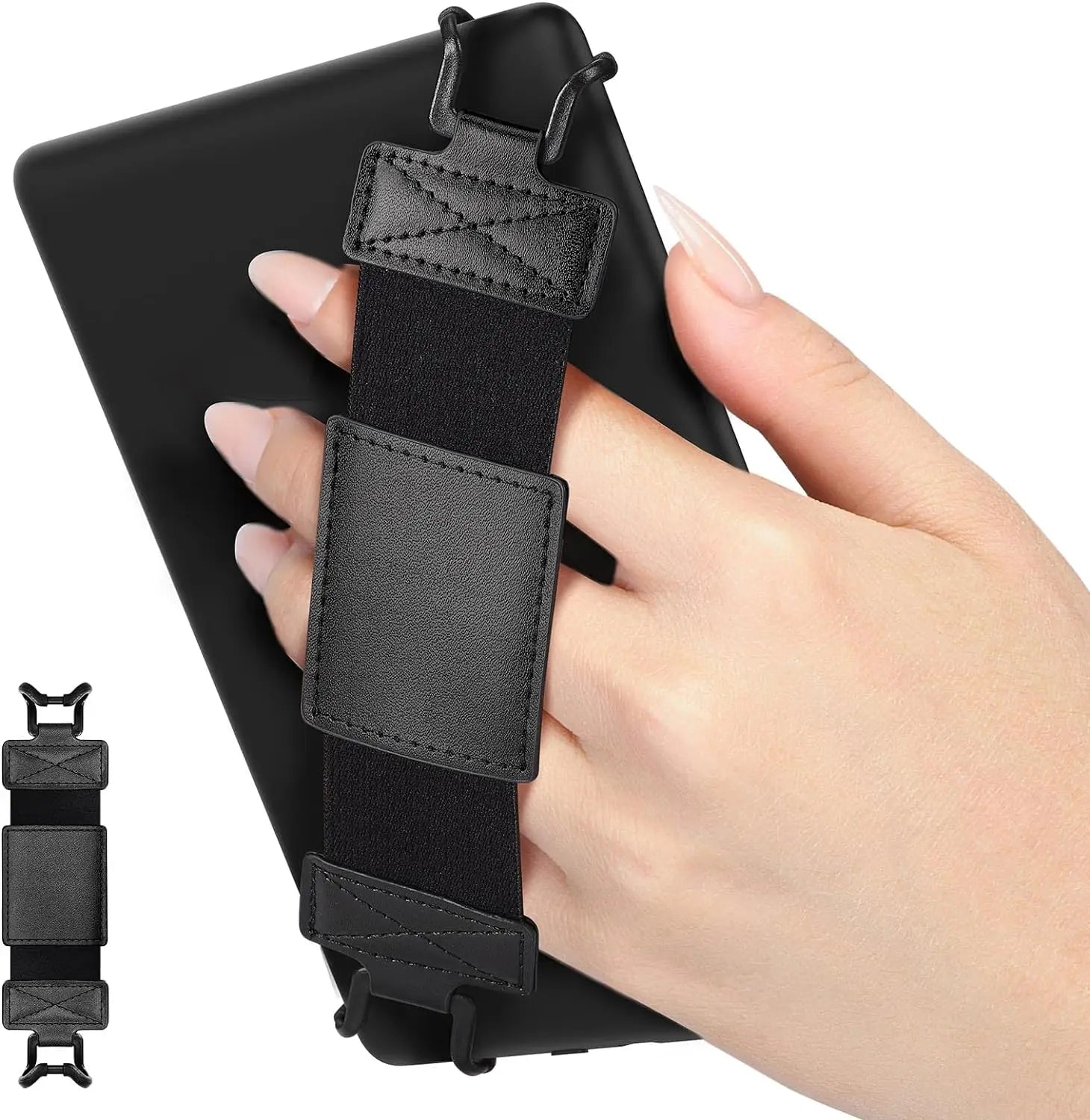 High-Elasticity Hand Strap Lightweight Finger Grip Holder for 6-8" Kindle eReaders Fire Tablet Kindle/Kobo/Voyaga - Free Item.