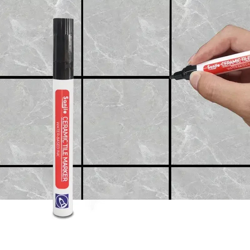 12 Color White Waterproof Tile Marker Grout Pen Wall Seam Pen For Tiles Floor Bathroom Decontamination Seam Repair Tools