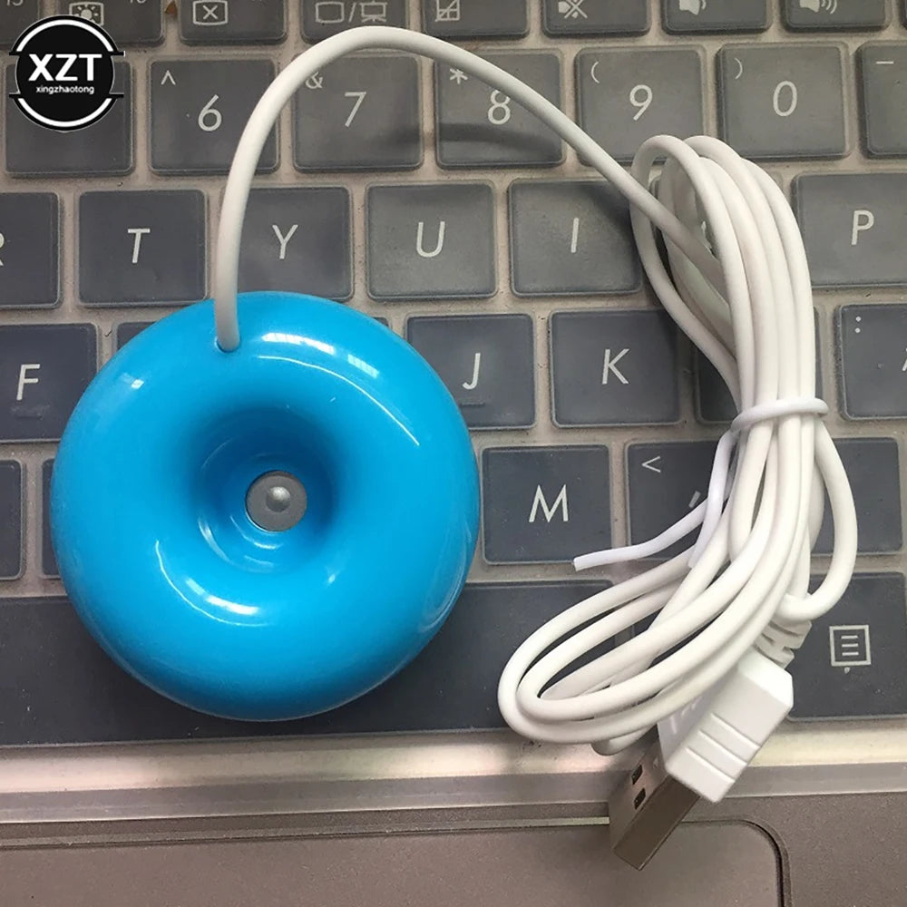 Portable Mini Negative Ion Humidifier USB Air Humidifier Purifier Aromatic Diffuser Household Purifier Steam Doughnut Humidifier