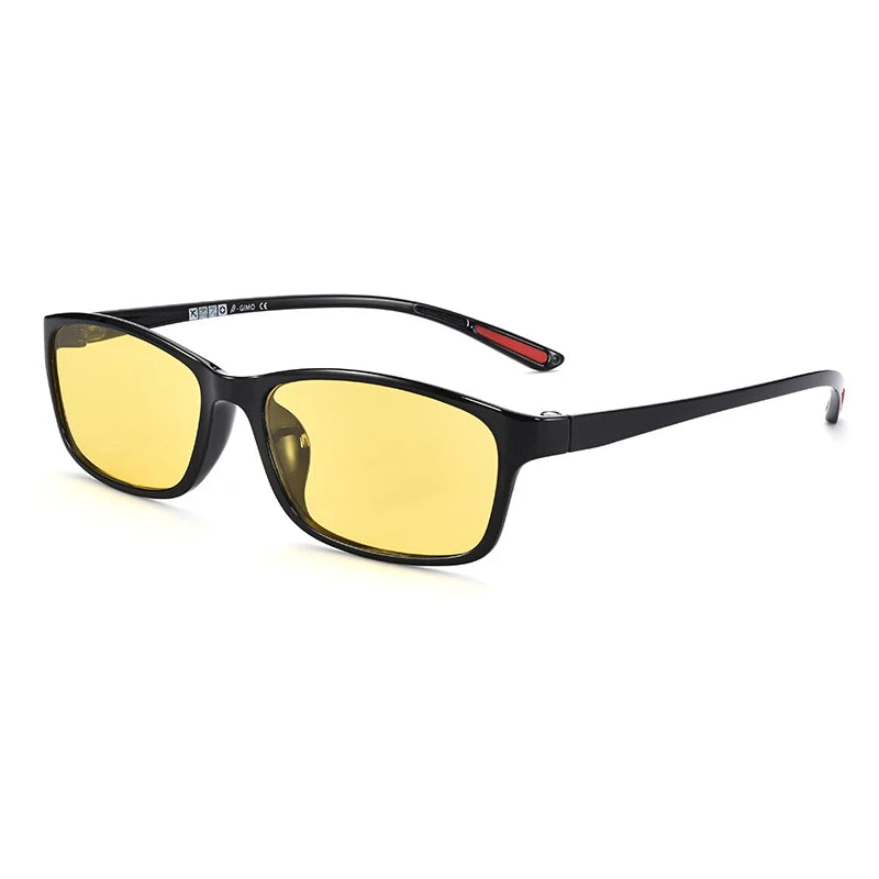 Night Vision Glasses for Driving & Cycling, Anti Glare Oval Glasses with UV400, for Night Fishing Motorcycle Riding Outdoor