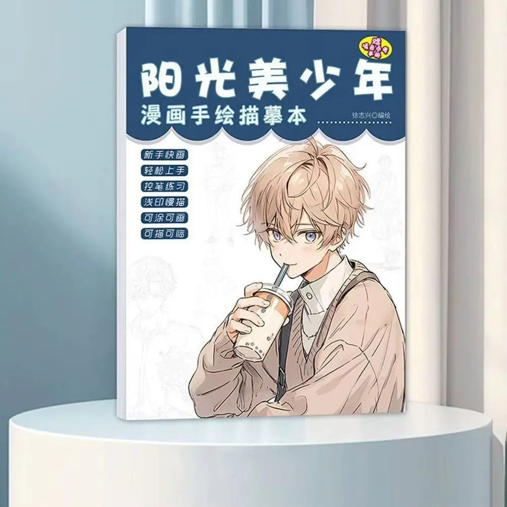 Cartoon Character Copy Anime Drawing Copy Books Material Painting Painting Exercise Book Comics Tutorial Books