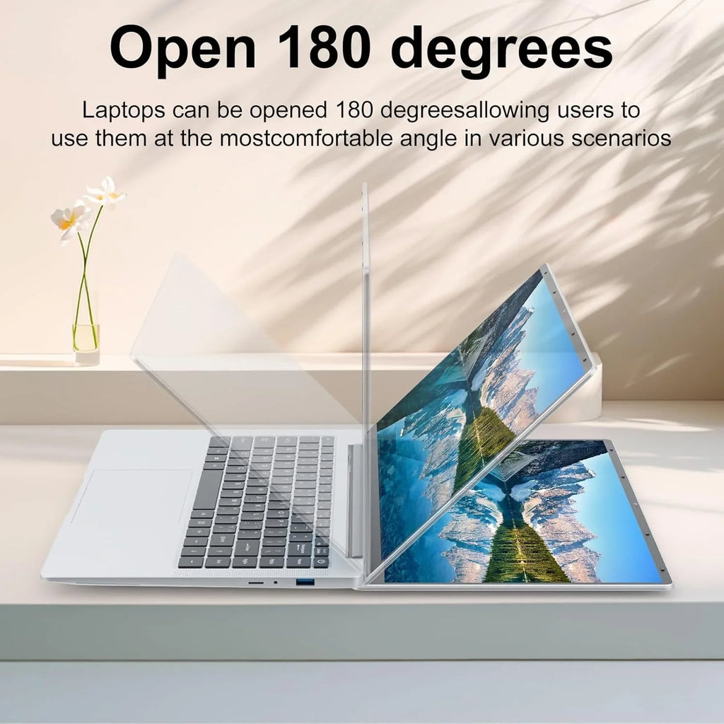 2026 Office Laptop Windows 11 Pro intel i7 8650U Intel Atom A3950 14.1 inch Notebook Computer 12GB RAM 1TB 2TB SSD PC Gaming