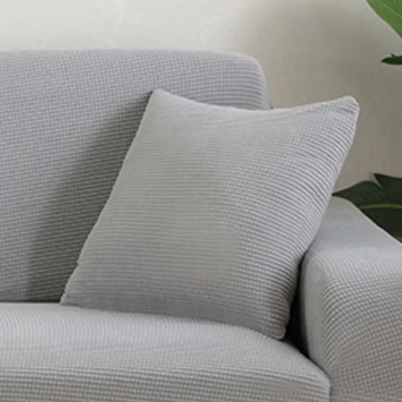 Solid Color Corn Grain Cover Candy Color Pillow Cover for Sofa Office Waist Back Cover Home Decorative Pillowcase Decoration