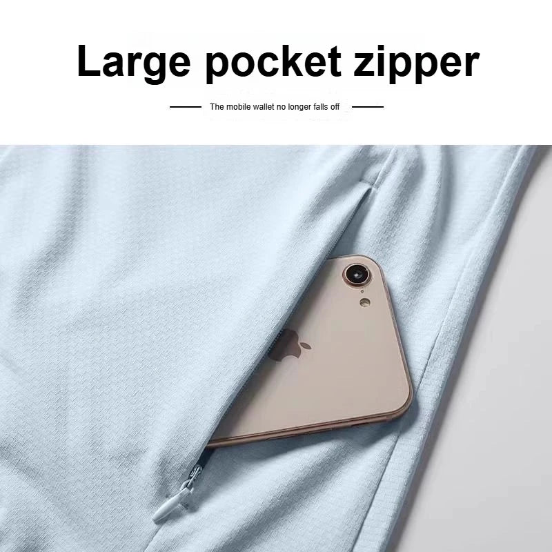 2025 New Sun Protection Clothes for Men's UV-proof Summer Light and Thin Ice Silk Breathable Fishing and Cycling Jacket