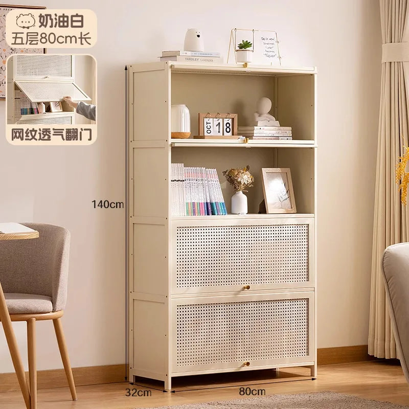 Bay window cabinet Balcony cabinet Shelf with locker Tatami strip cabinet