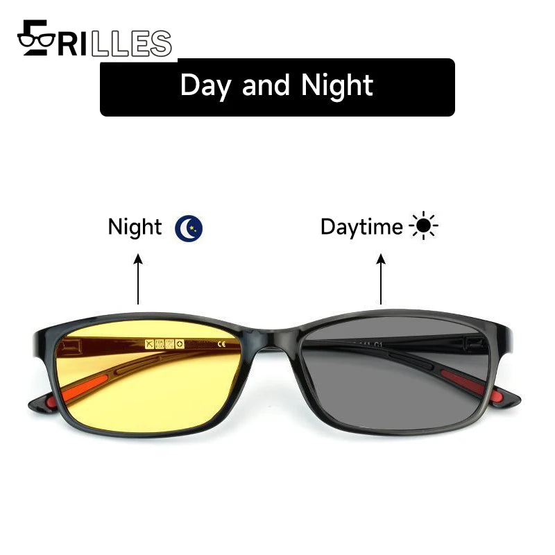 Night Vision Glasses for Driving & Cycling, Anti Glare Oval Glasses with UV400, for Night Fishing Motorcycle Riding Outdoor