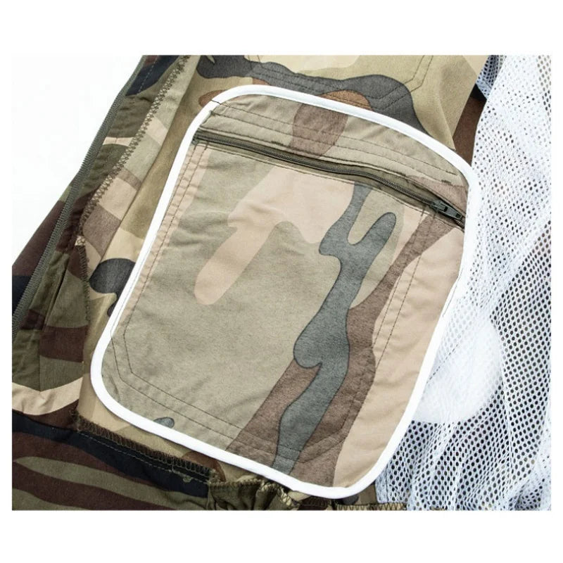Summer Cooling Jackets Ice 3 Fan Coat Heat Resistant pockets Workwear Breathable Wearable Cooling Fan Vest for Hot Weather Work