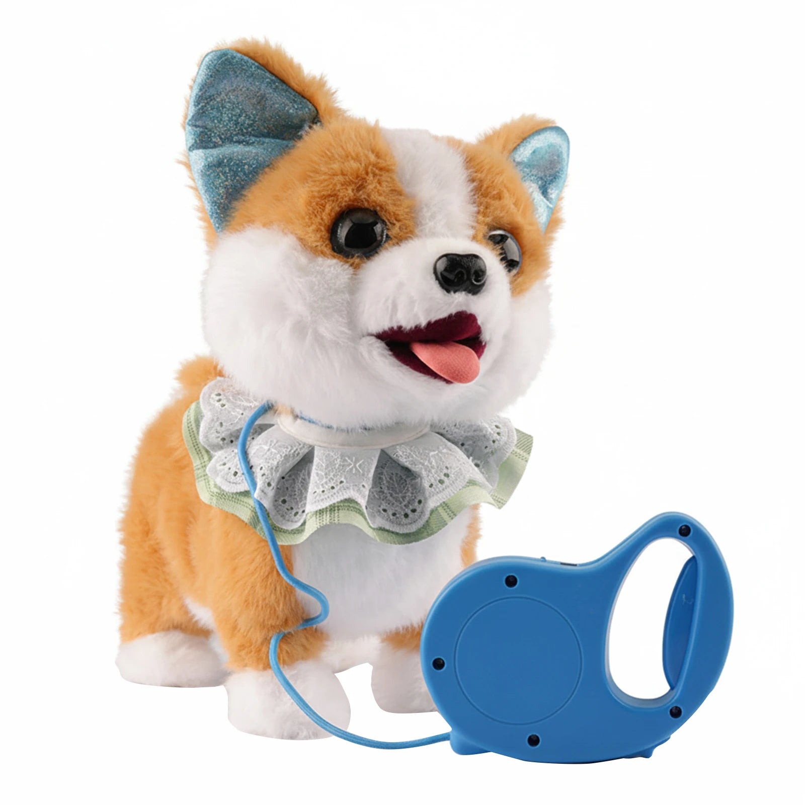 Dog Toy, Puppy Electronic Interactive Pet, Interactive Robot Dog, Robot Repeats What You Say Realistic for Companion Gift