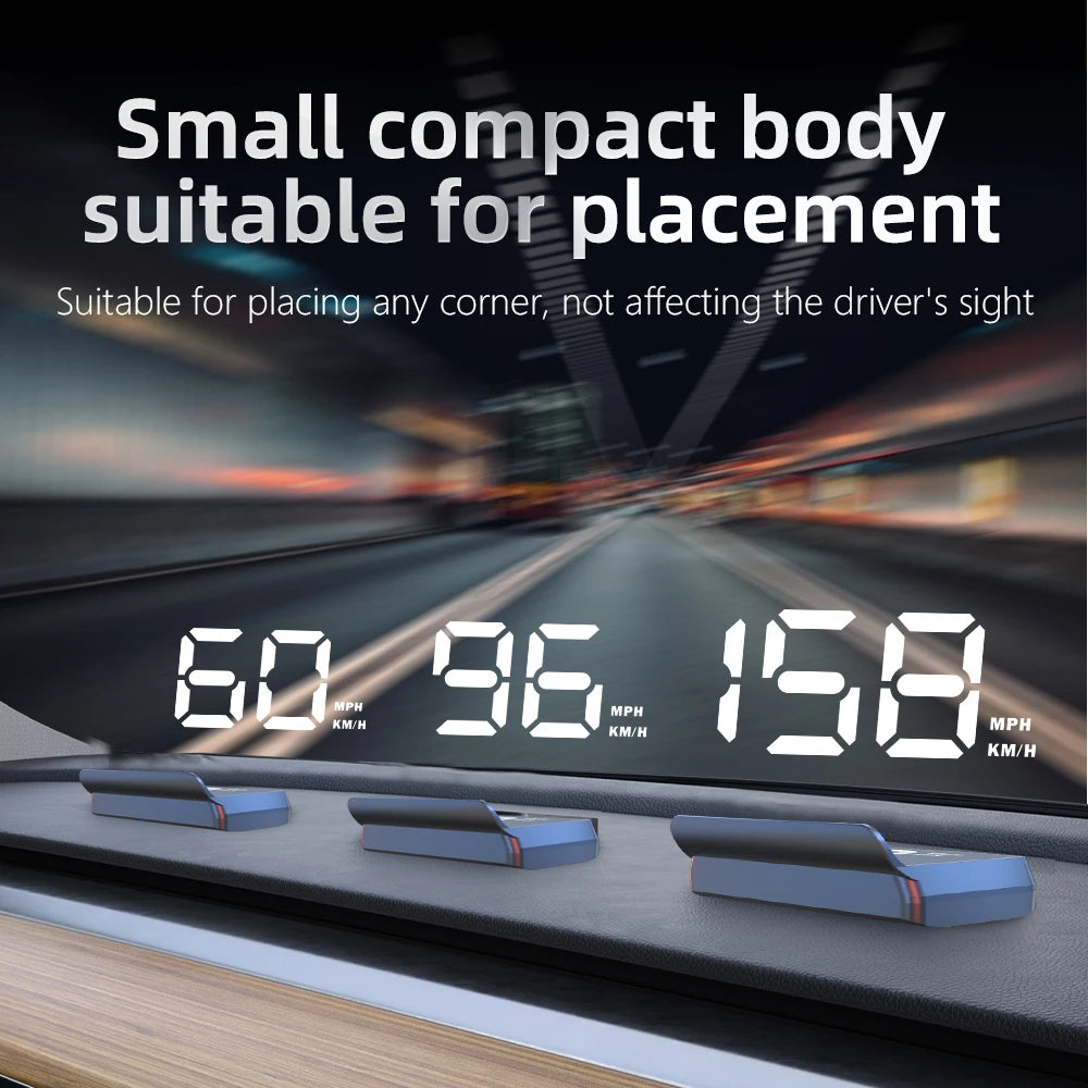 GPS Head-Up Display Auto Electronics HUD Projector Digital Display for All Car Speedometer Accessories KMH/MPH Car Accessories