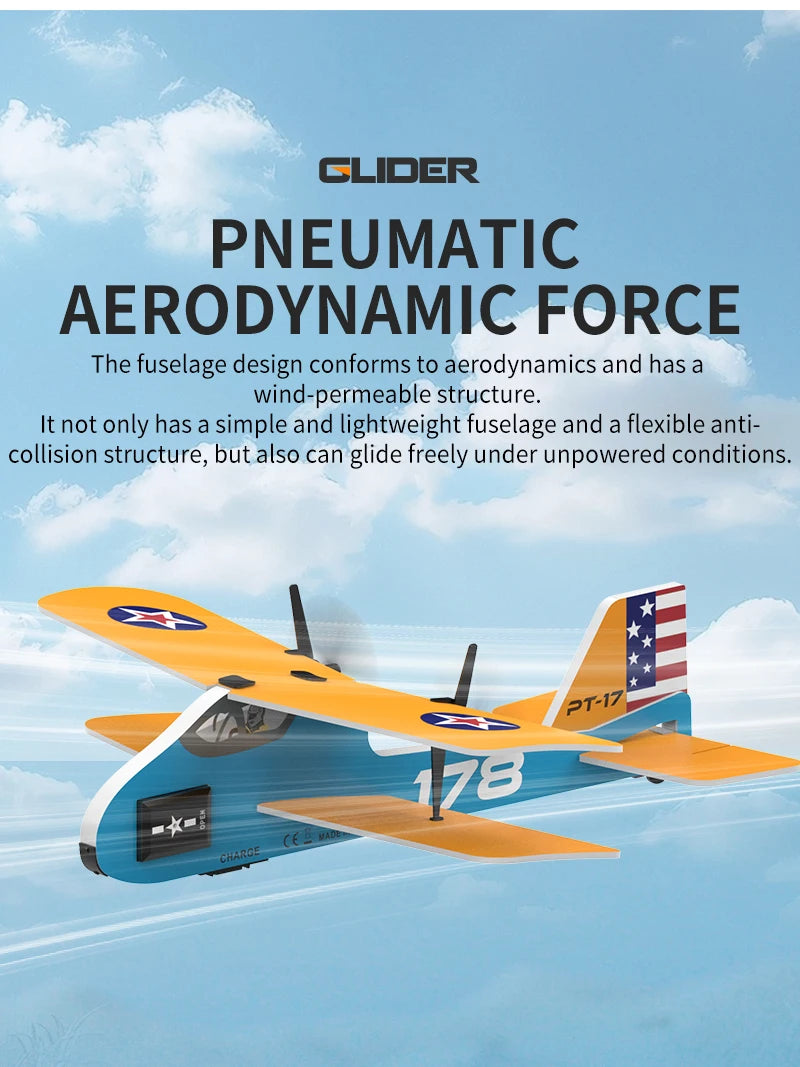 Professional RC Plane 2.4G Radio Remote Control Airplane EPP Foam Aircraft Glider Flying Model Jet Toys For Children Gifts