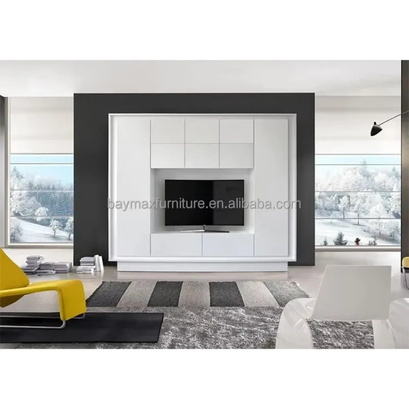 Professional customized tv cabinet living room furniture cabinet showcasedrawer type storage Living room cabinet