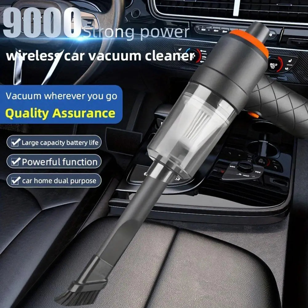 Car Vacuum Cleaner USB Charging Handheld Wireless Car Center Console Vent Details Cleaning Tool Car Home Vacuum Cleaner
