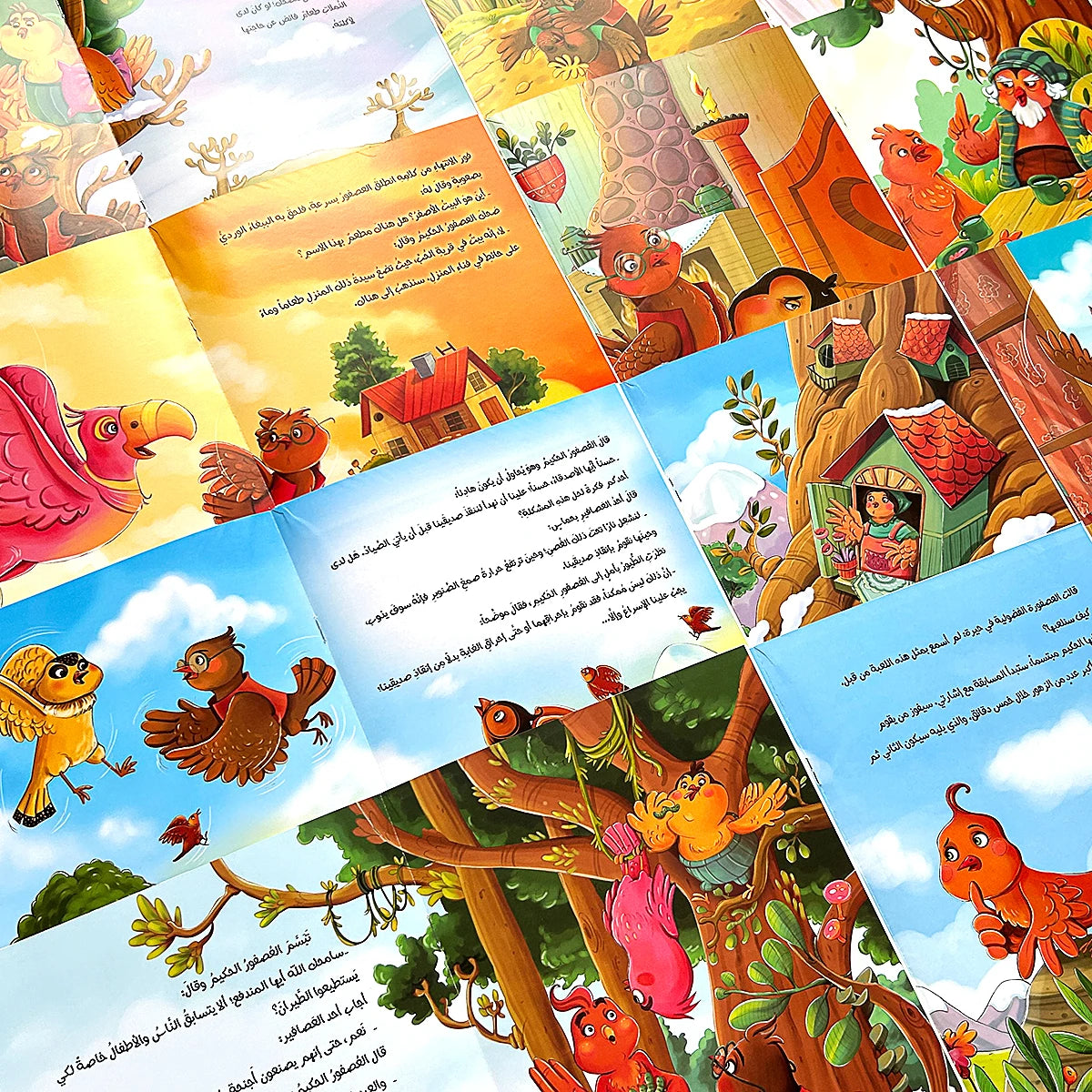 Set of 12 Arabic Storybooks Children's Literature in Arabic Language Educational Reading Material
