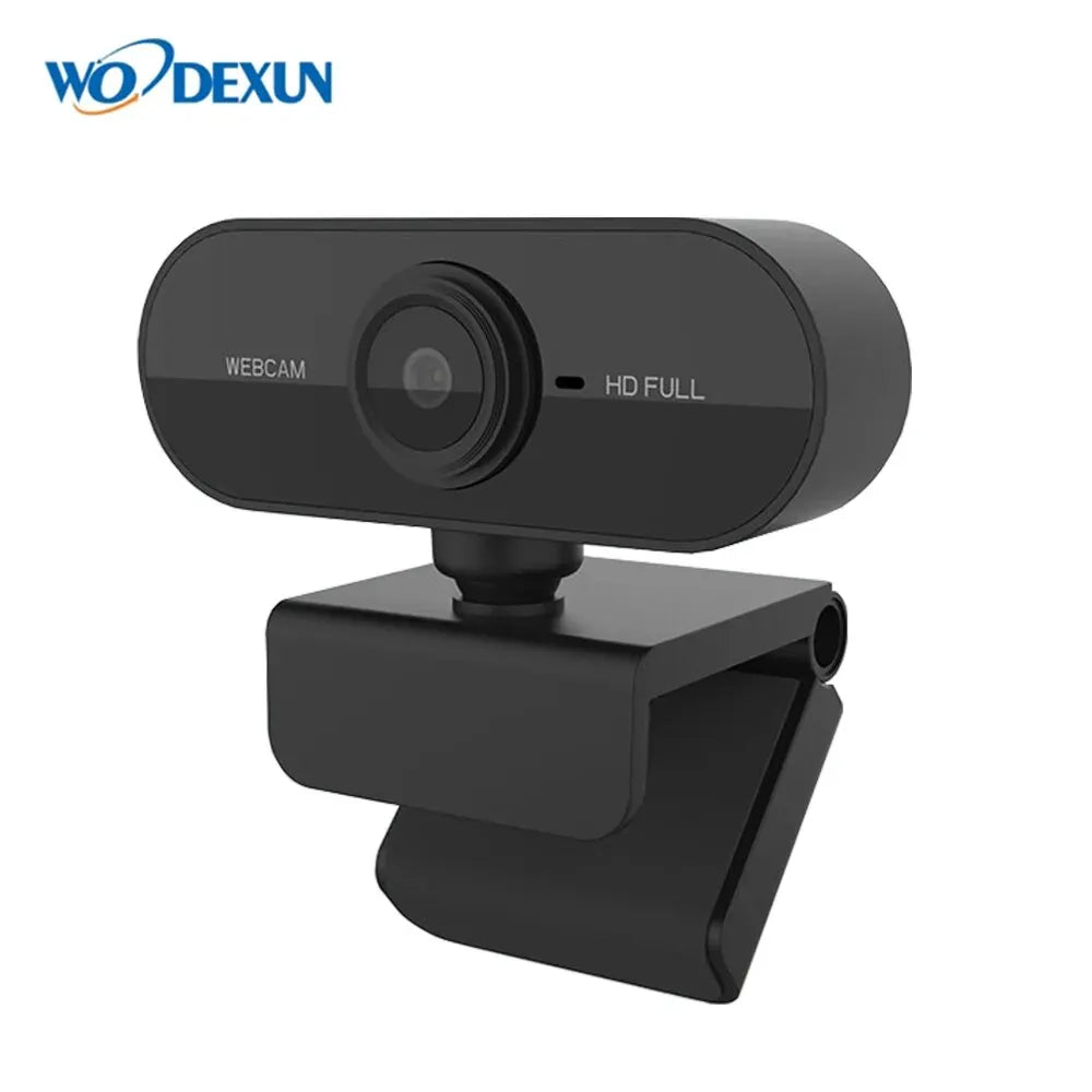 Camera 1080P HD Computer HD USB Camera Built In Microphone USB Network Camera Web Camera For Work With Microphone Tripod - Free Item