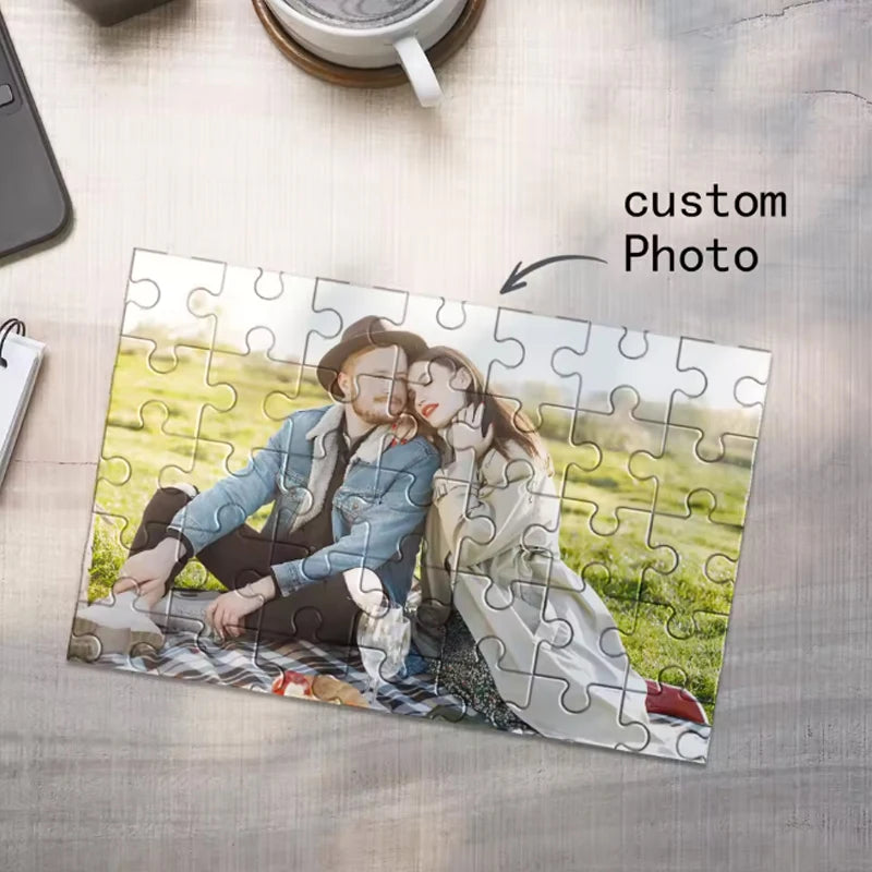 1 Piece Customized Photo Puzzle Picture Gift Puzzle Personalized Puzzle Family Photo Puzzle Gift For Friends
