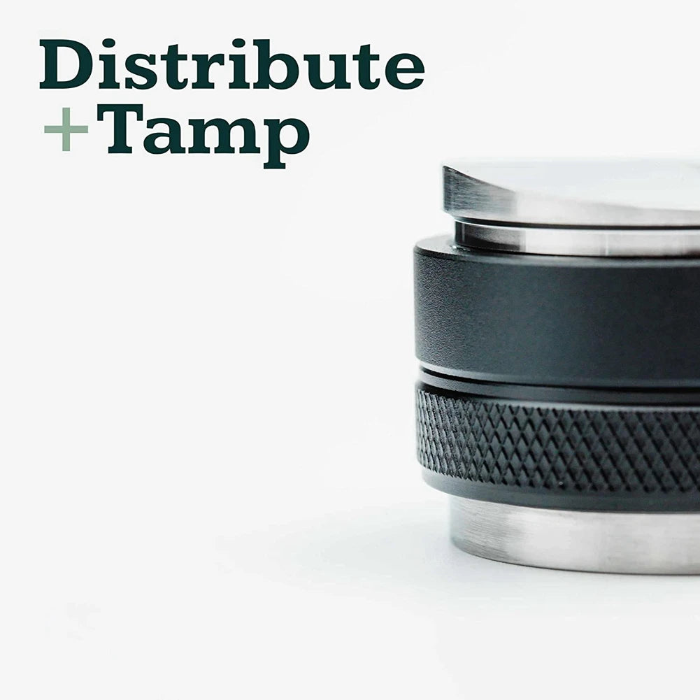 Coffee 54mm Bottomless Portafilter + 53mm Coffee Distributor & Tamper + Tamp Mat for the _x000D_
 Breville Barista Express
