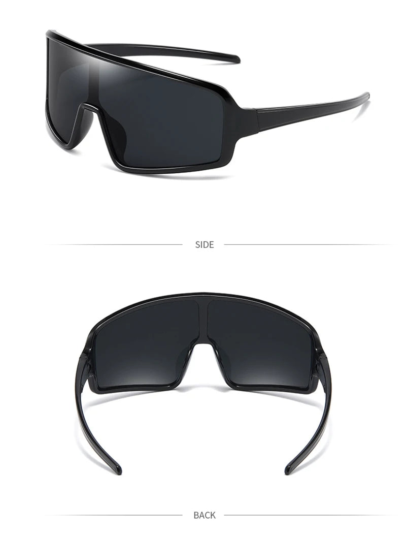 Fashion Big Sport Sunglasses Men Women Brand Designer Oversized Sun Glasses Unisex Luxury Driving Hiking Cycling Goggle Shades
