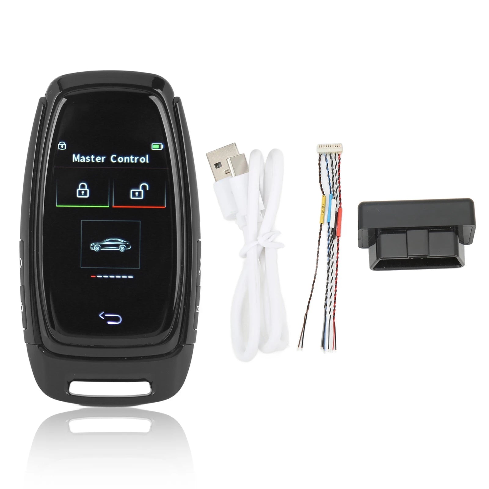 Car Remote Starter Key Simple  Smart LCD Key Keyless Entry Bluetooth 5.0 Connection for One Button Start Cars