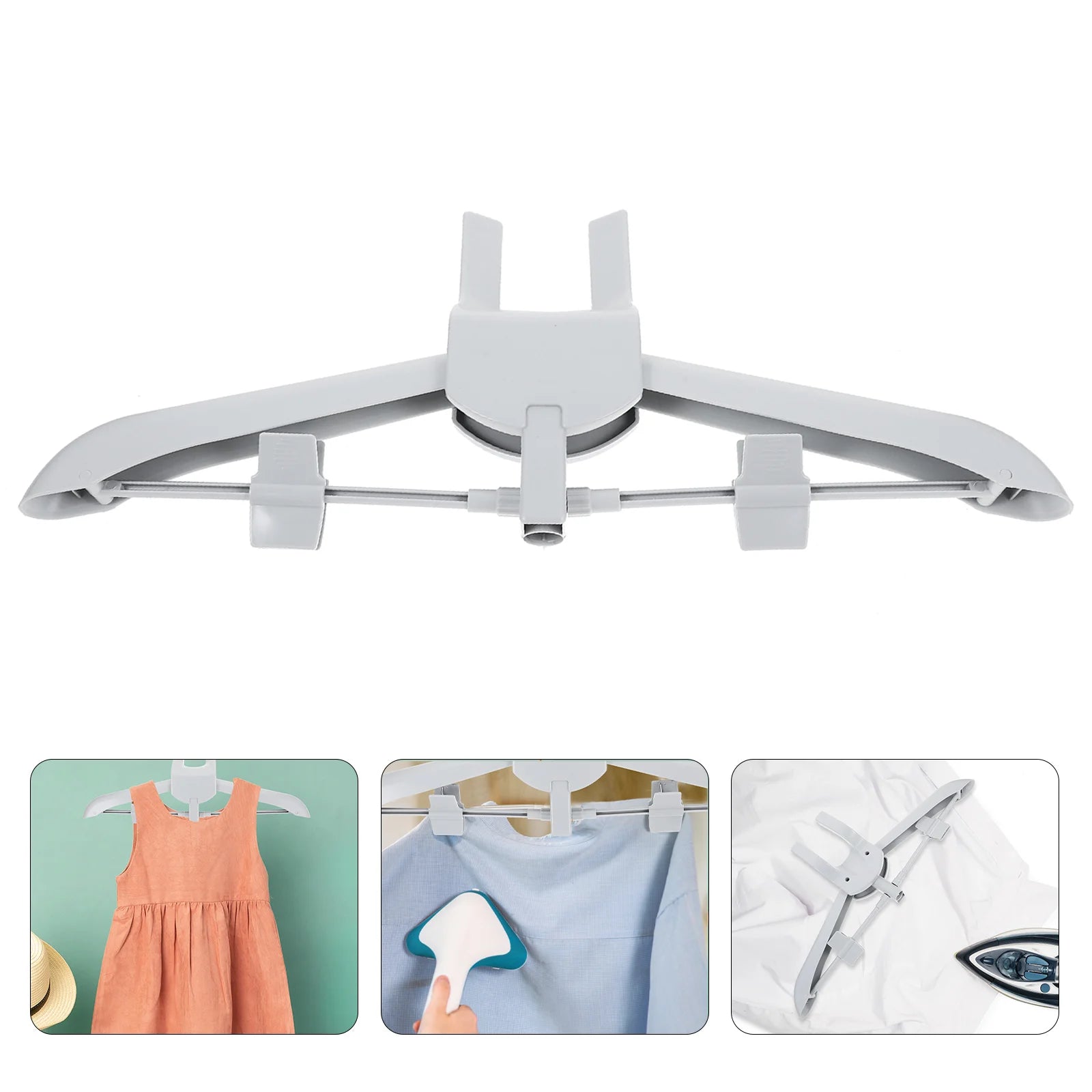 Foldable Clothes Rack Hanger Garment Steamer Accessories Foldable Clothing Hanger Ironing Board ganizer Storage Rack For Shorts