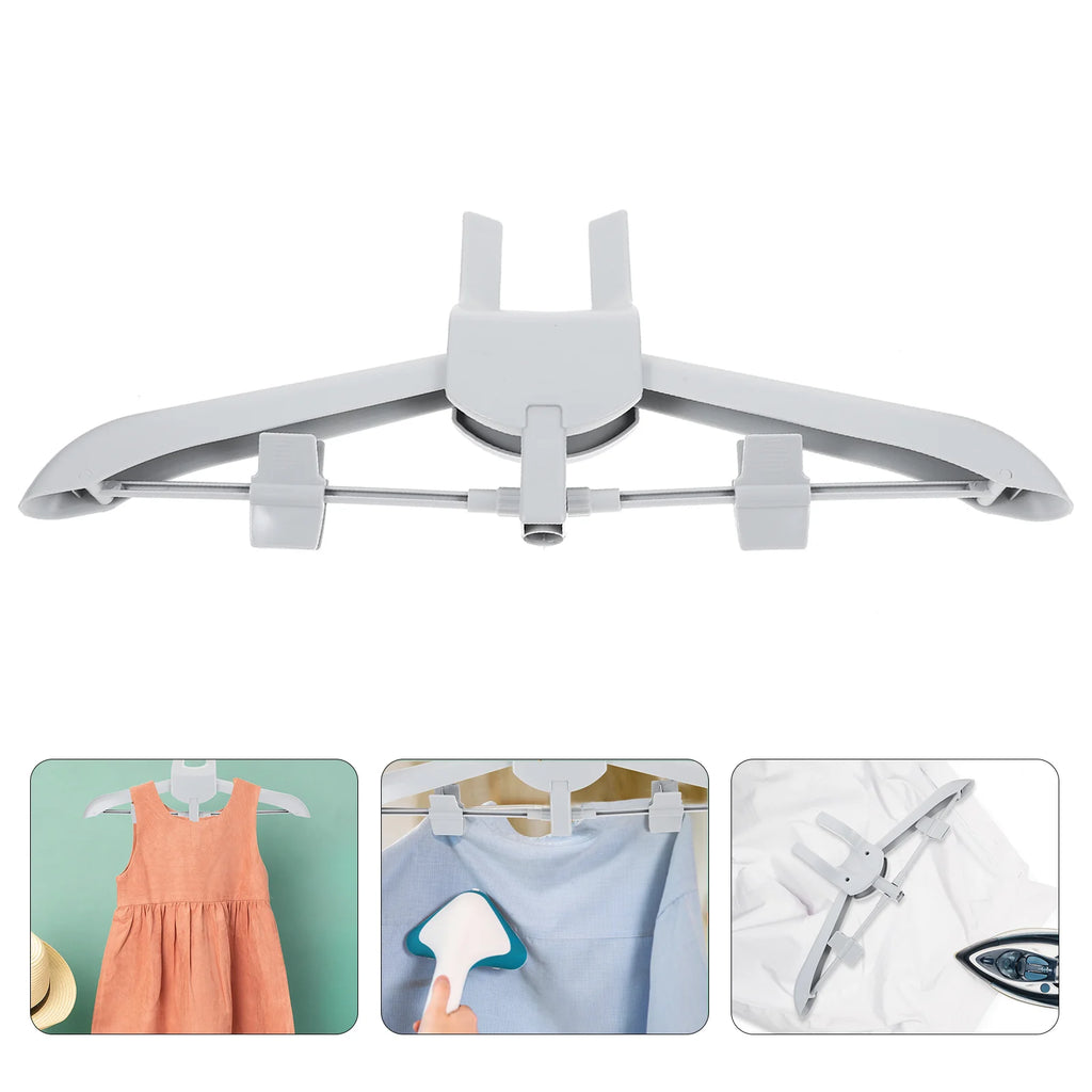 Foldable Clothes Rack Hanger Garment Steamer Accessories Foldable Clothing Hanger Ironing Board ganizer Storage Rack For Shorts