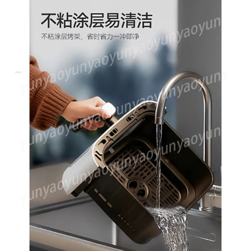 Air Fryer with Viewing Window, Detachable Smart Oven, Multi-Function Electric Fryer for Kitchen