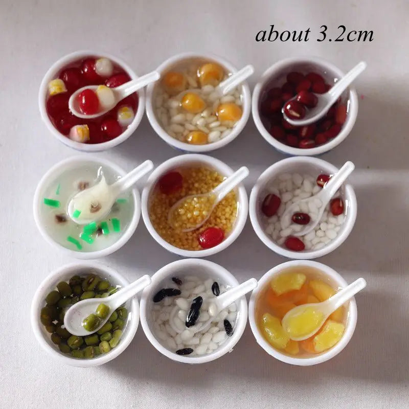 2PCS 1:6 Scale Dollhouse Miniature food Japanese Seafood Noodles Pretend Kitchen food for Blyth,1/6 Doll Accessories - Free Item.