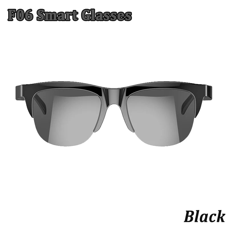 New Smart Bluetooth V5.3 Sunglasses Glasses Call Outdoor Sports Headphones Black Touch Control UV For Men And Women