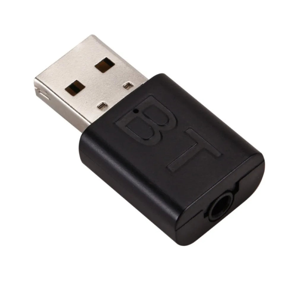 2 In 1 USB Bluetooth Receiver Transmitter Car Bluetooth 5.0 Audio Adapter TV Computer Wireless Bluetooth Converter Plug and Play