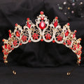 DIEZI Korean Baroque Luxury Bridal Crystal Tiara Crown For Women Girls Wedding Party New Elegant Queen Hair Dress Accessories