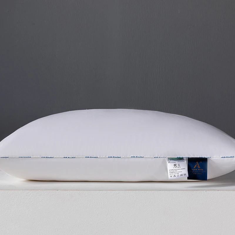 Sleeping Pillows for Bedroom Double Top Bed Stuffed Hotel Five-star Soft Orthopedic Pillow 48*74 Solid Color Extension Cushion