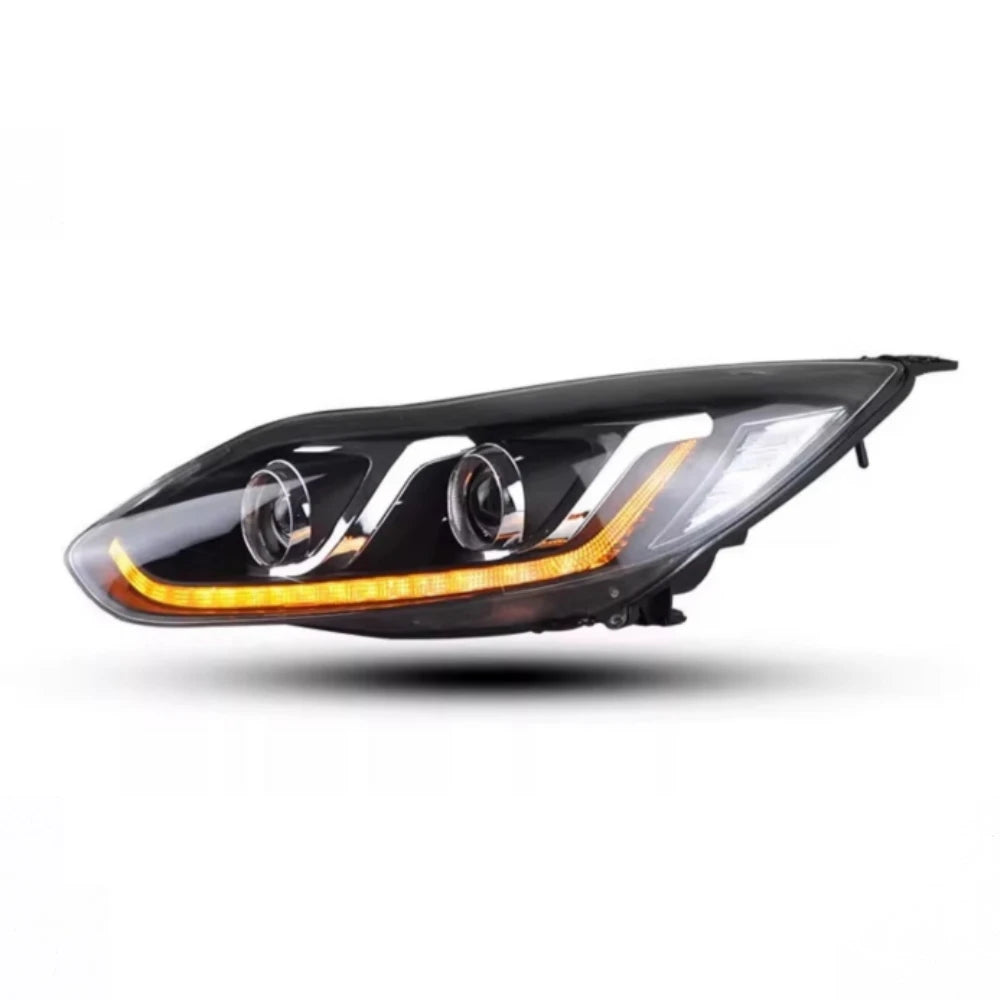 Car Headlight For Ford Focus 2012-2014 LED Light Projetor Head Lamp Front Lamps Daytime Running Light Automotive Accessories