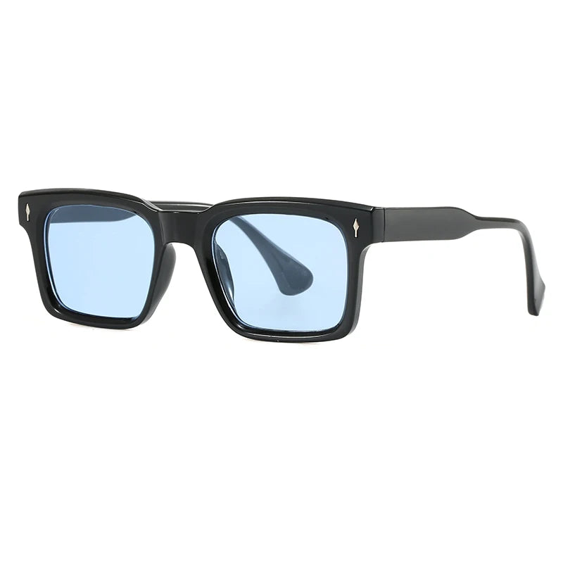 Colorful Square Sunglasses Women Men Vintage Trend Brand Shades Commute Driving Sun Glasses Lady Man UV400 Protective Glasses