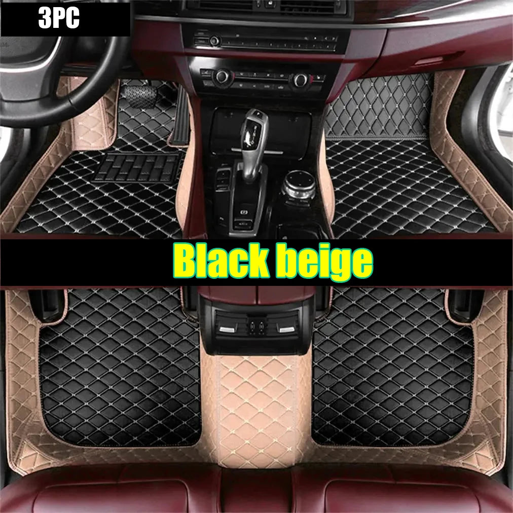 Car Mats For VW VW Passat CC 2008~2016 Floor Rug Set Auto Interior Parts Carpet Pad Luxury Leather Mat Car Accessories