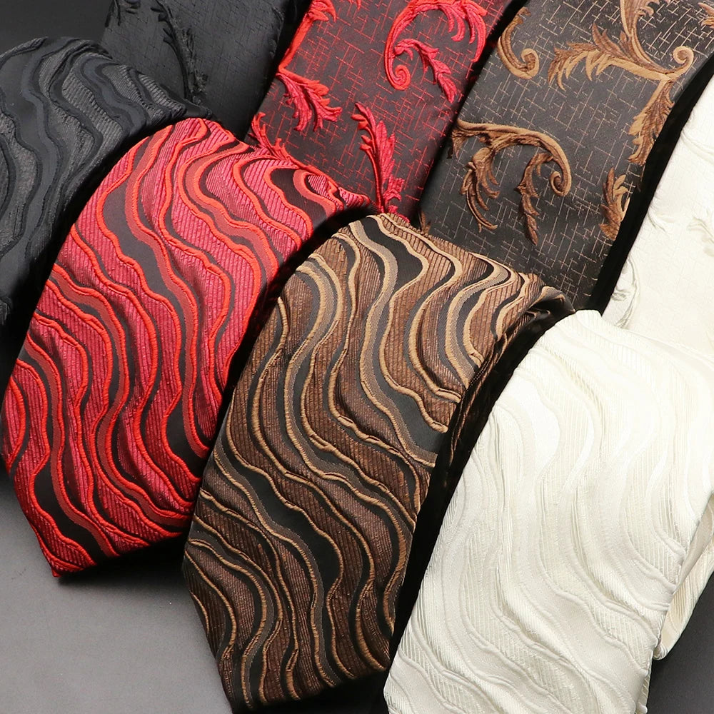 Classic Men's Neck Ties Casual Suits Necktiie Gravatas For Men Polyester Necktie For Business Wedding Party Shirt Accessory Gift - Free Items Weekend.