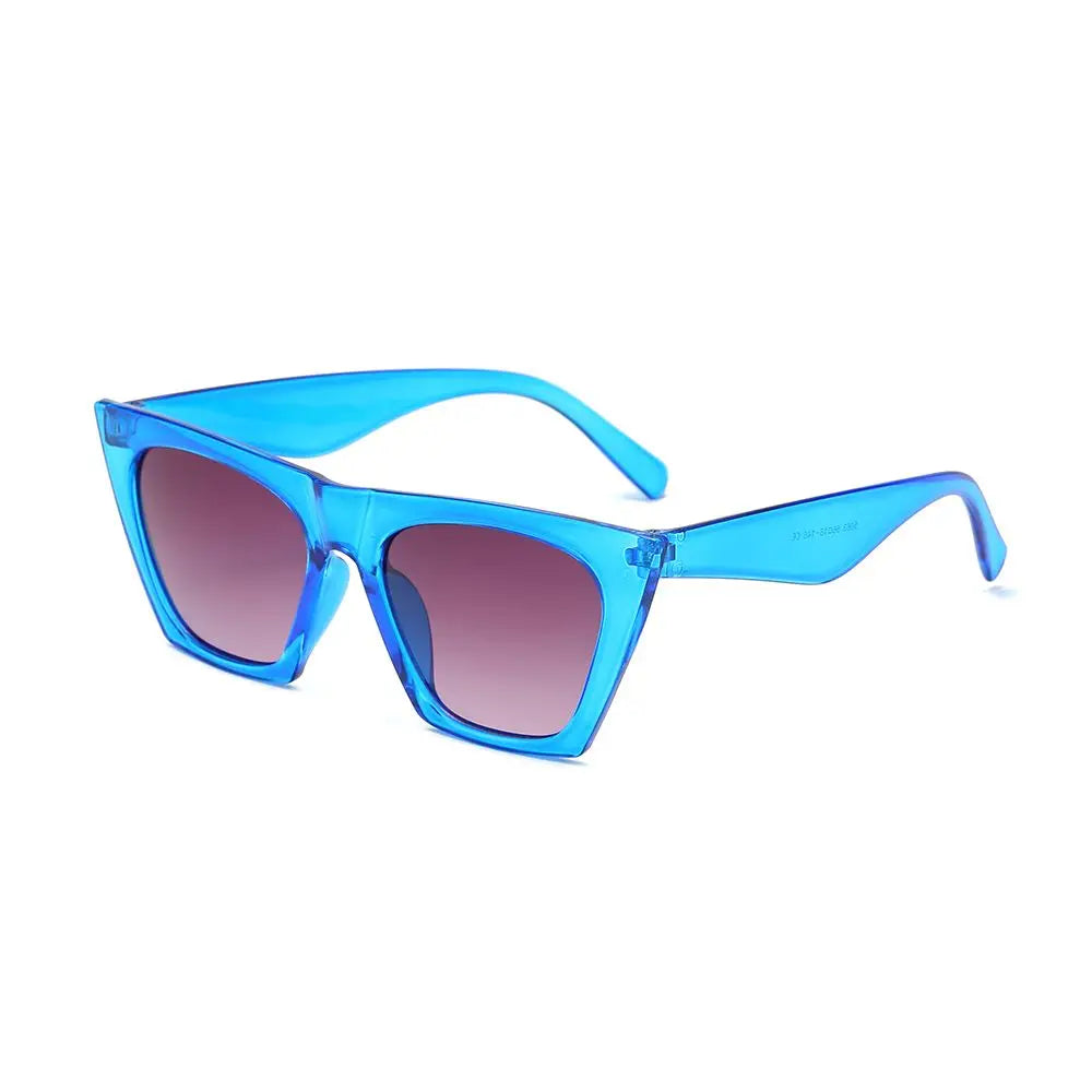 Trendy Cat Eye Sunglasses for Women/Men Retro Square Sun Glasses UV400 Protection Eyewear Summer Shades Fashion Accessories