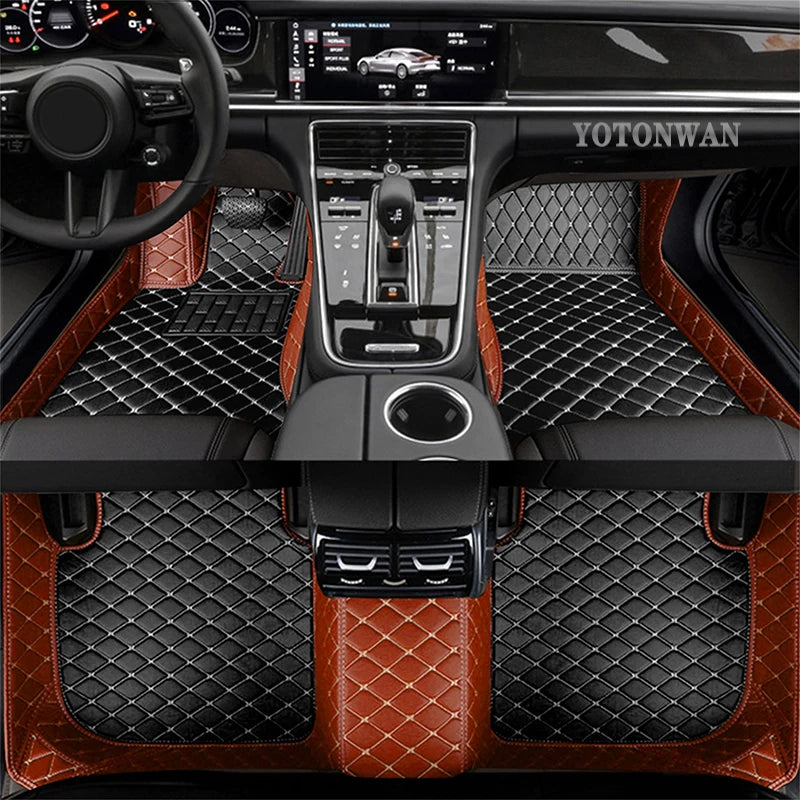 Car Mats For SEAT Cupra Ateca KH7 2016~2022 Auto Floor Rugs Protective Pad Carpets Leather Mat Interior Parts Car Accessories