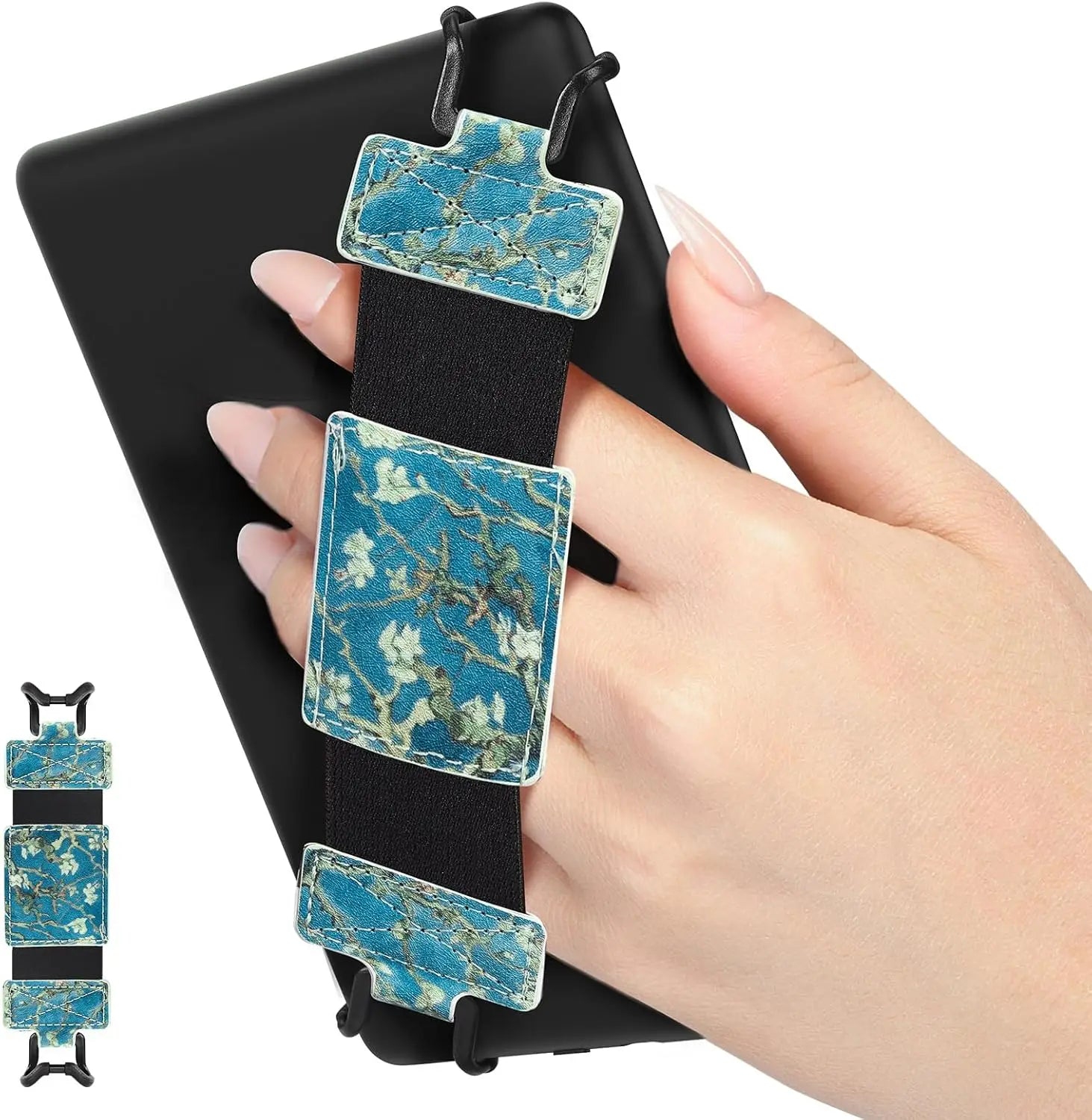 High-Elasticity Hand Strap Lightweight Finger Grip Holder for 6-8" Kindle eReaders Fire Tablet Kindle/Kobo/Voyaga - Free Item.