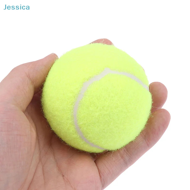 ♥ High Elasticity Training Entertainment Ball Tennis For Training Exercises Elastic Fiber Rubber Outdoor Tennis Ball