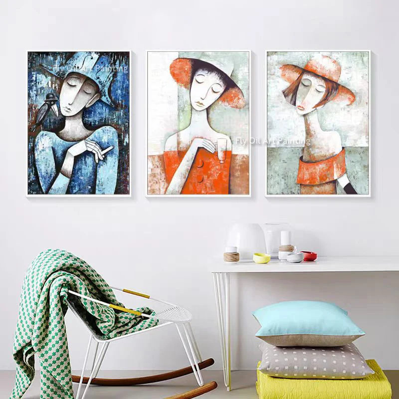 100% Handmade Oil Painting Picasso Famous Painting Canvas Art Wall Picture for Living Room Decoration Abstract Home Decor