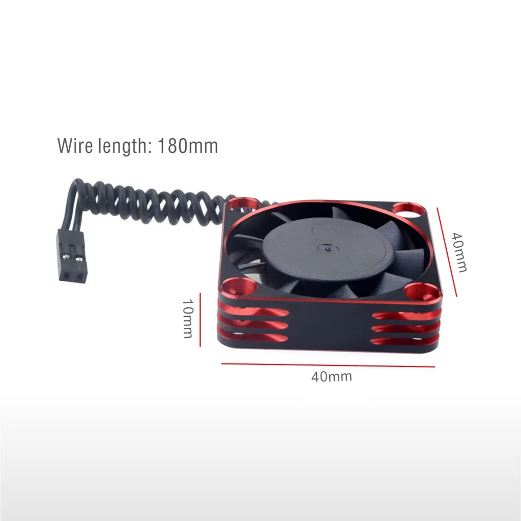 Rocket RC Fan 25mm 30mm 35mm 40mm 50mm SURPASS HOBBY Heat Dissipation Cooling Fan for For 1/10 1/8 Brushless Motor RC Car Part.